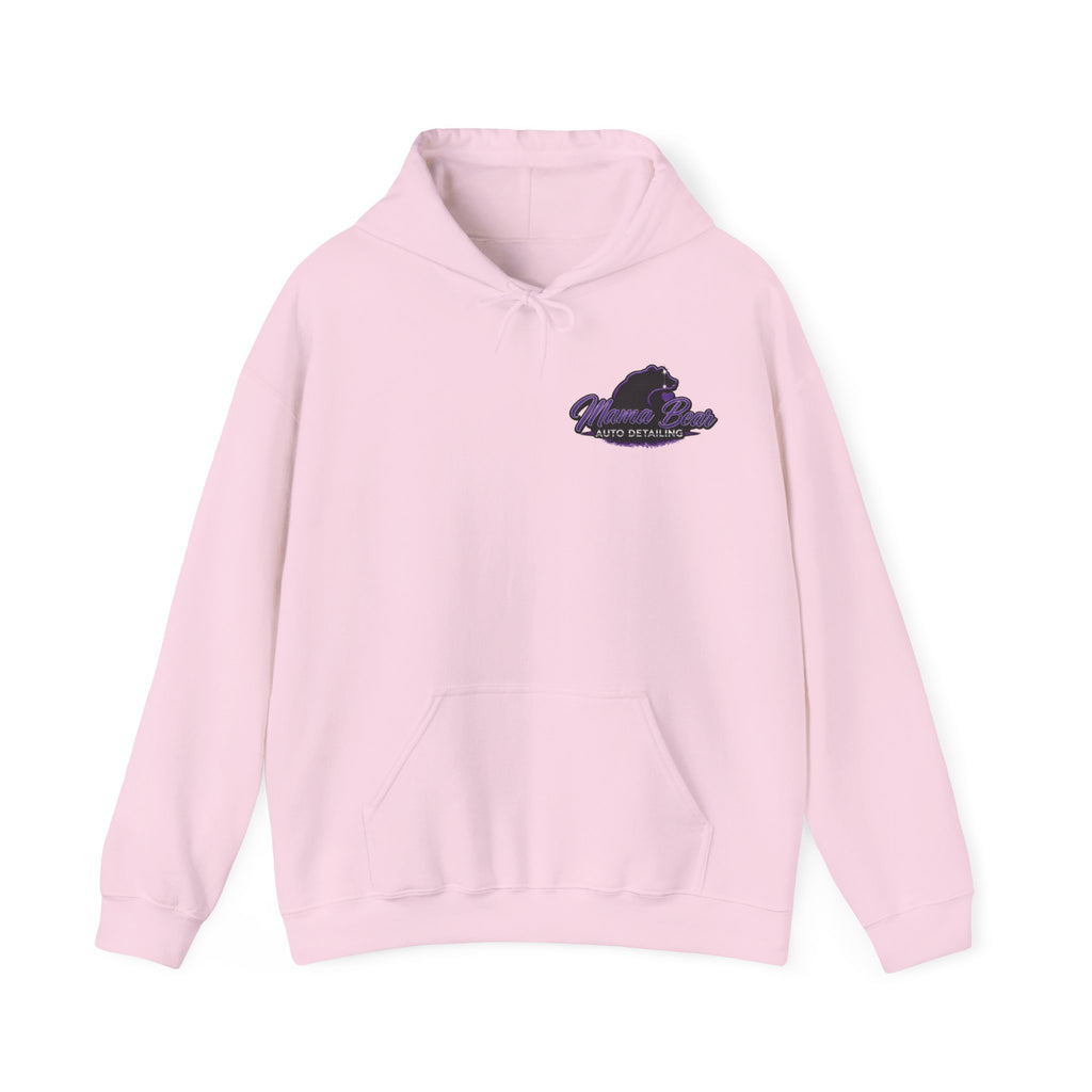 Mama Bear Auto Detailing Hoodie — Women's Car Care Team Pullover