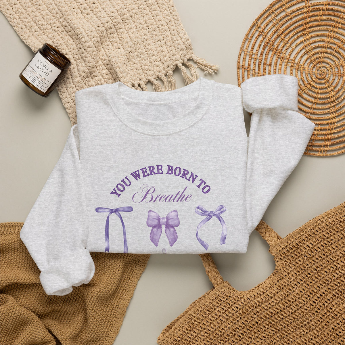 Born to Breathe CF Awareness Sweatshirt
