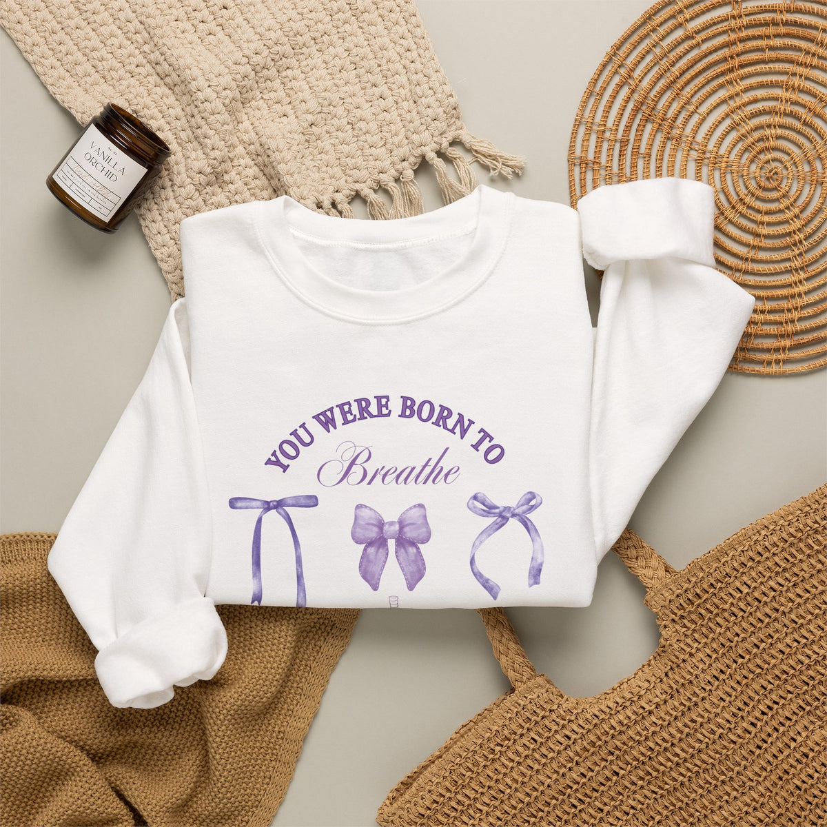 Born to Breathe CF Awareness Sweatshirt