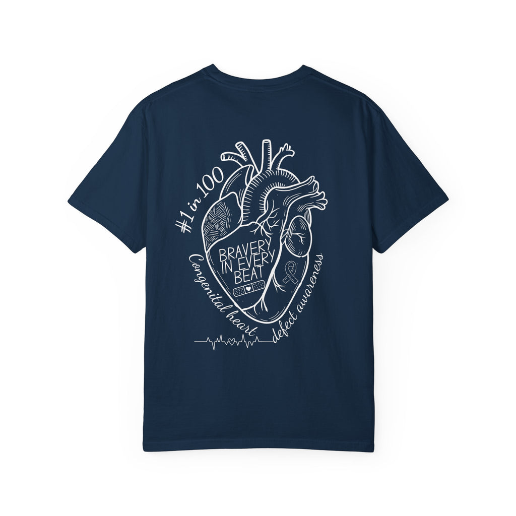 Bravery in Every Beat CHD T-Shirt