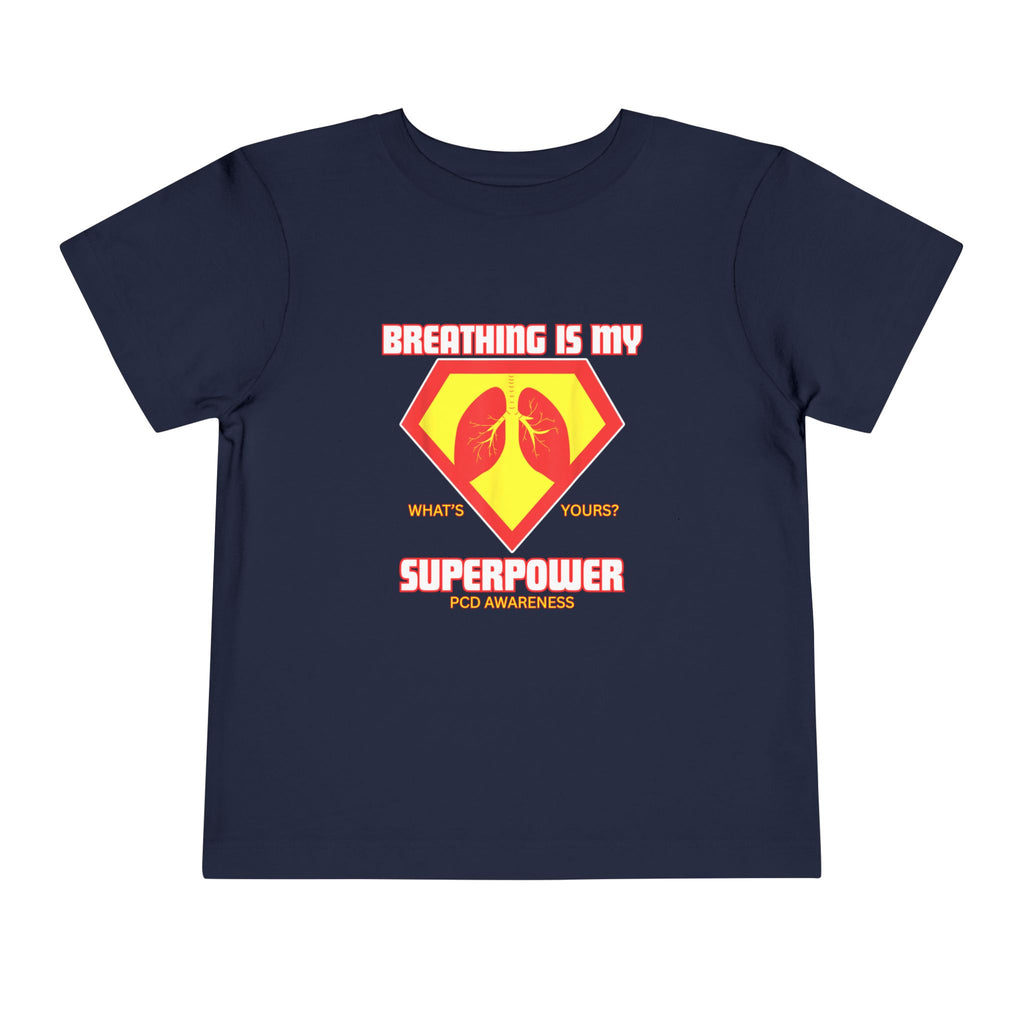 Toddler Tee - Breathing is my superpower PCD Design