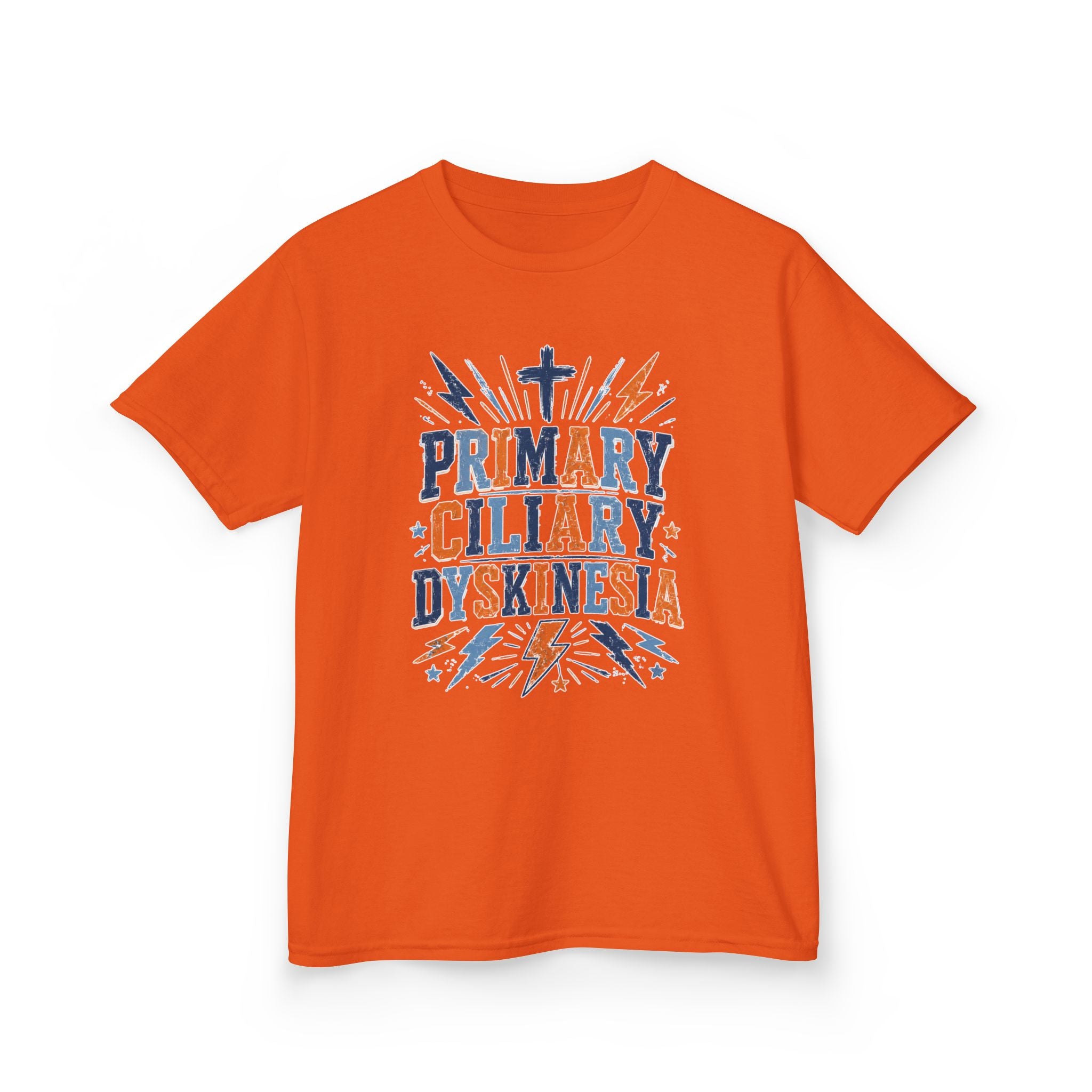 The Kade youth tee— Primary Ciliary Dyskinesia Awareness