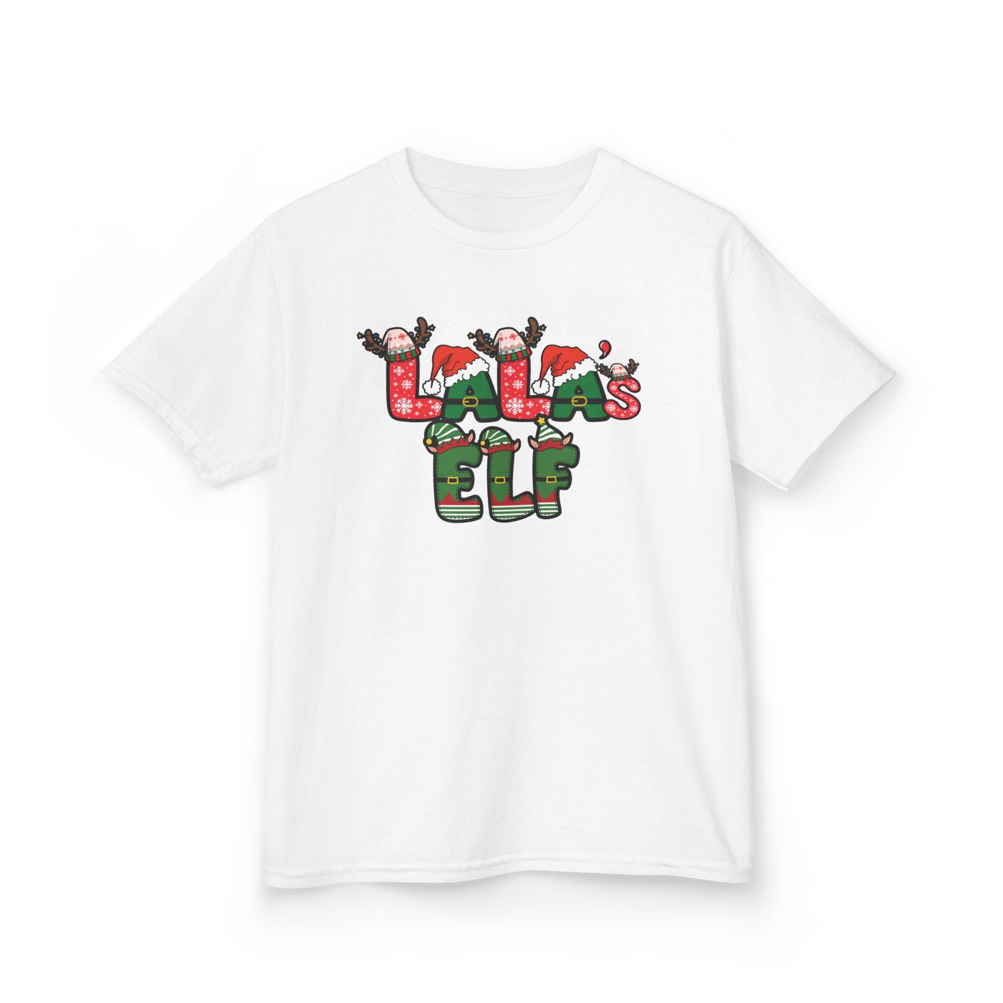 Kids Tee - LALA’S Elf Tee for the Holidays