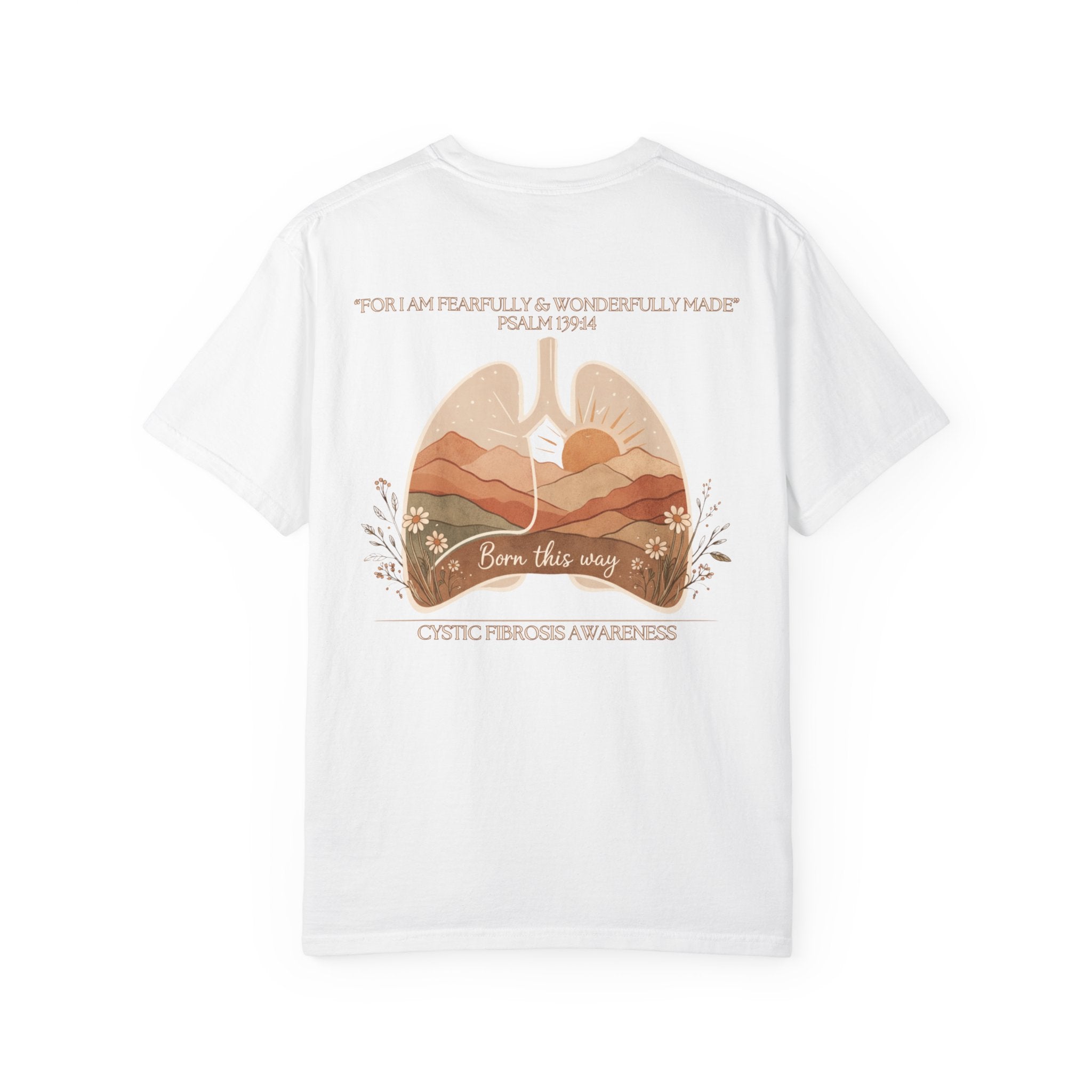 Born This Way Lungs Graphic T-Shirt — Cystic Fibrosis Awareness Tee
