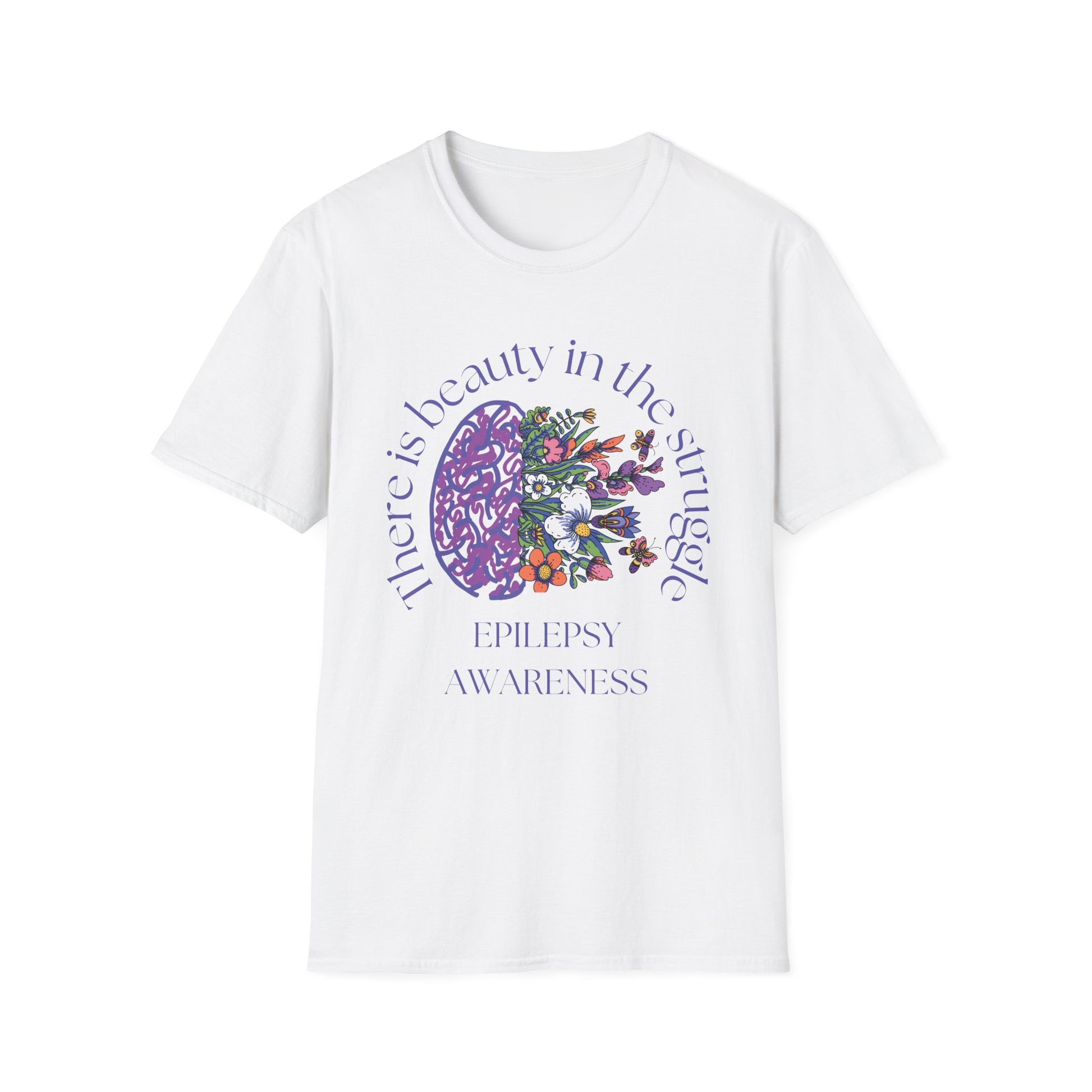 Epilepsy Awareness T-Shirt - Beauty in the Struggle Design