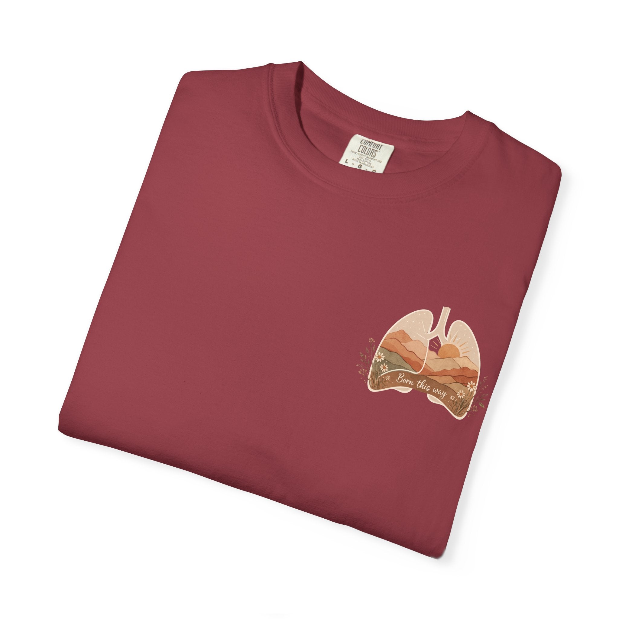Born This Way Lungs Graphic T-Shirt — Cystic Fibrosis Awareness Tee