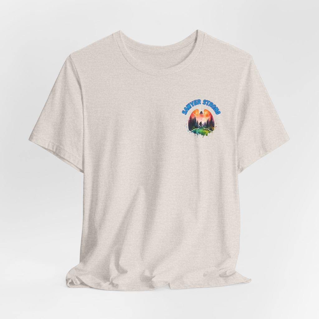 Airway Disease Awareness Tee — "Even the Strongest Legends" SAWYER STRONG