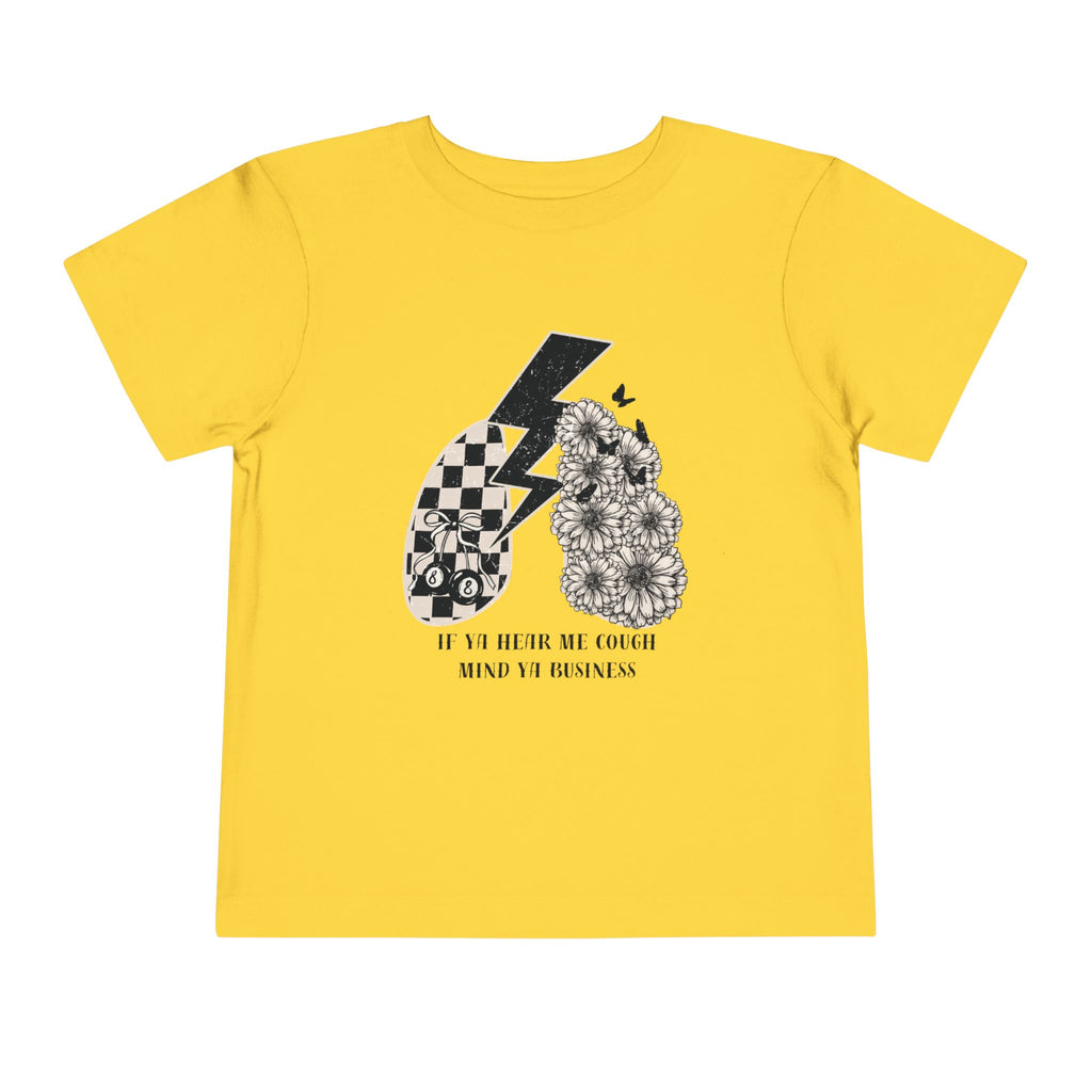 Toddler Tee Lungs Mind ya Business