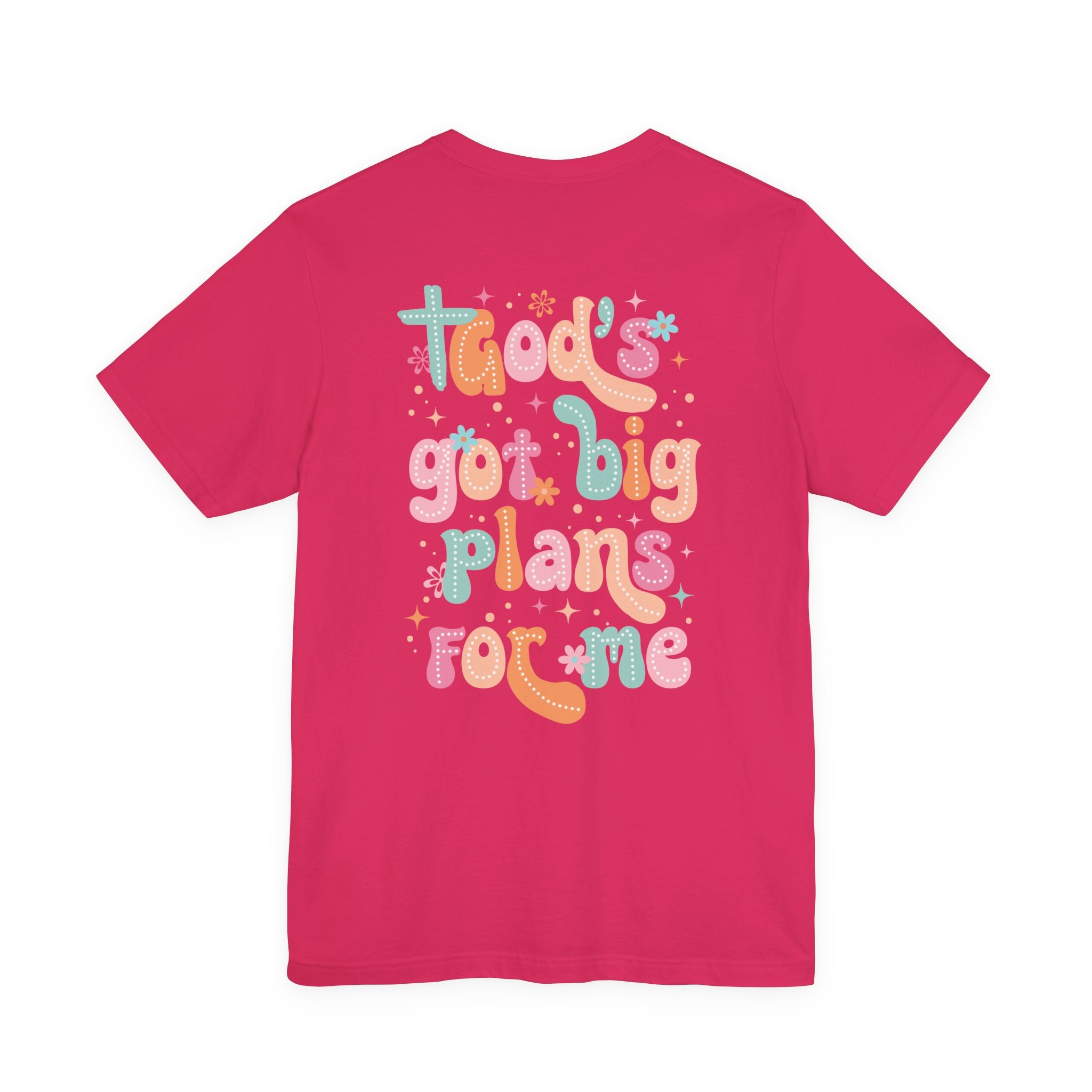 God's Got Big Plans For Me T-Shirt — Christian Mama Cross Tee
