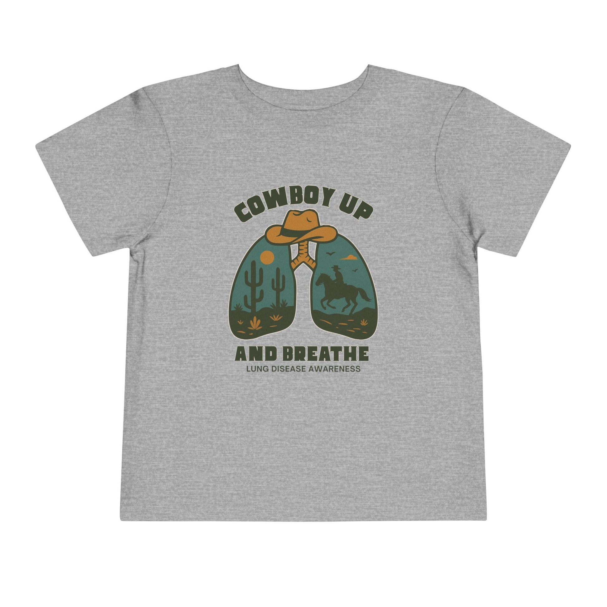 Toddler Tee Cowboy Up & Breathe