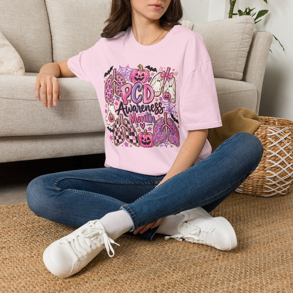 PCD Awareness Month Pumpkin T-Shirt
