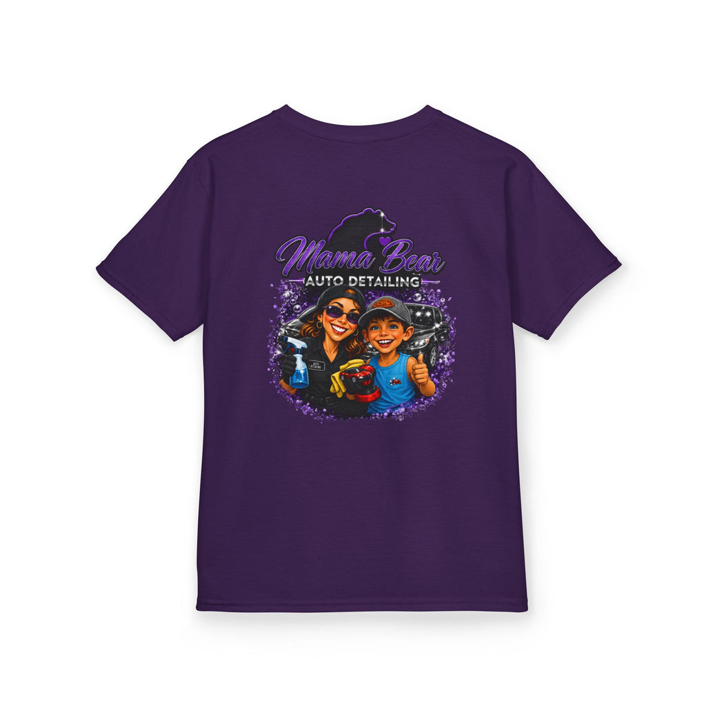 Kids Mama Bear Auto Detailing Tee — Cute Mechanic/Detailing Shirt for Kids