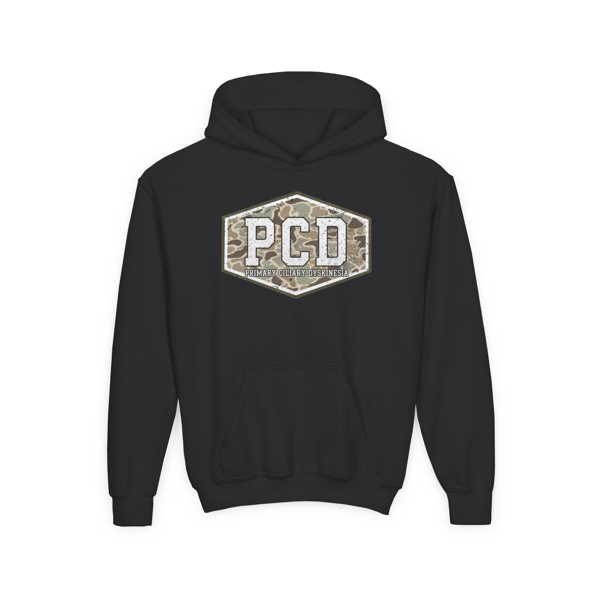 Youth Hoodie – PCD Camo Logo Pullover