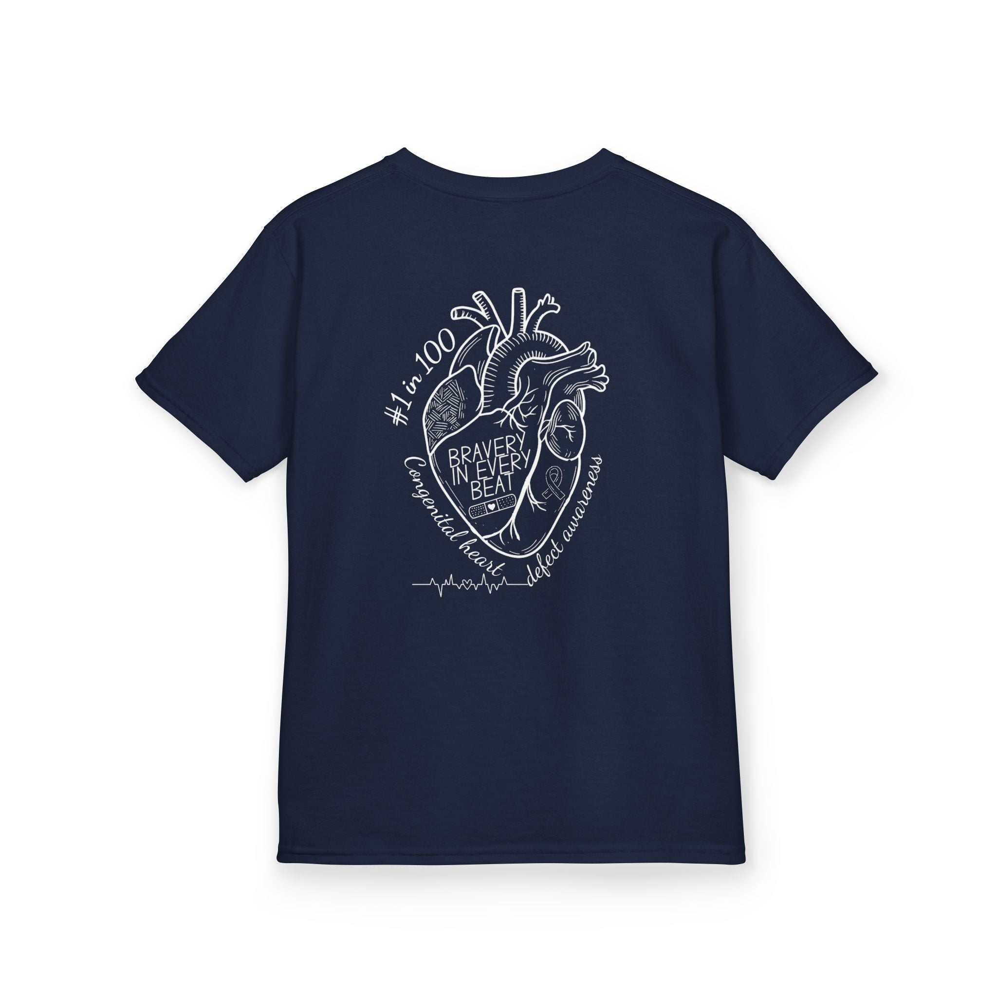 Kids "Bravery in Every Beat" CHD T-Shirt