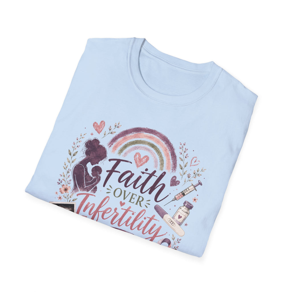 Faith Over Infertility T-Shirt — Inspirational Fertility Support Tee