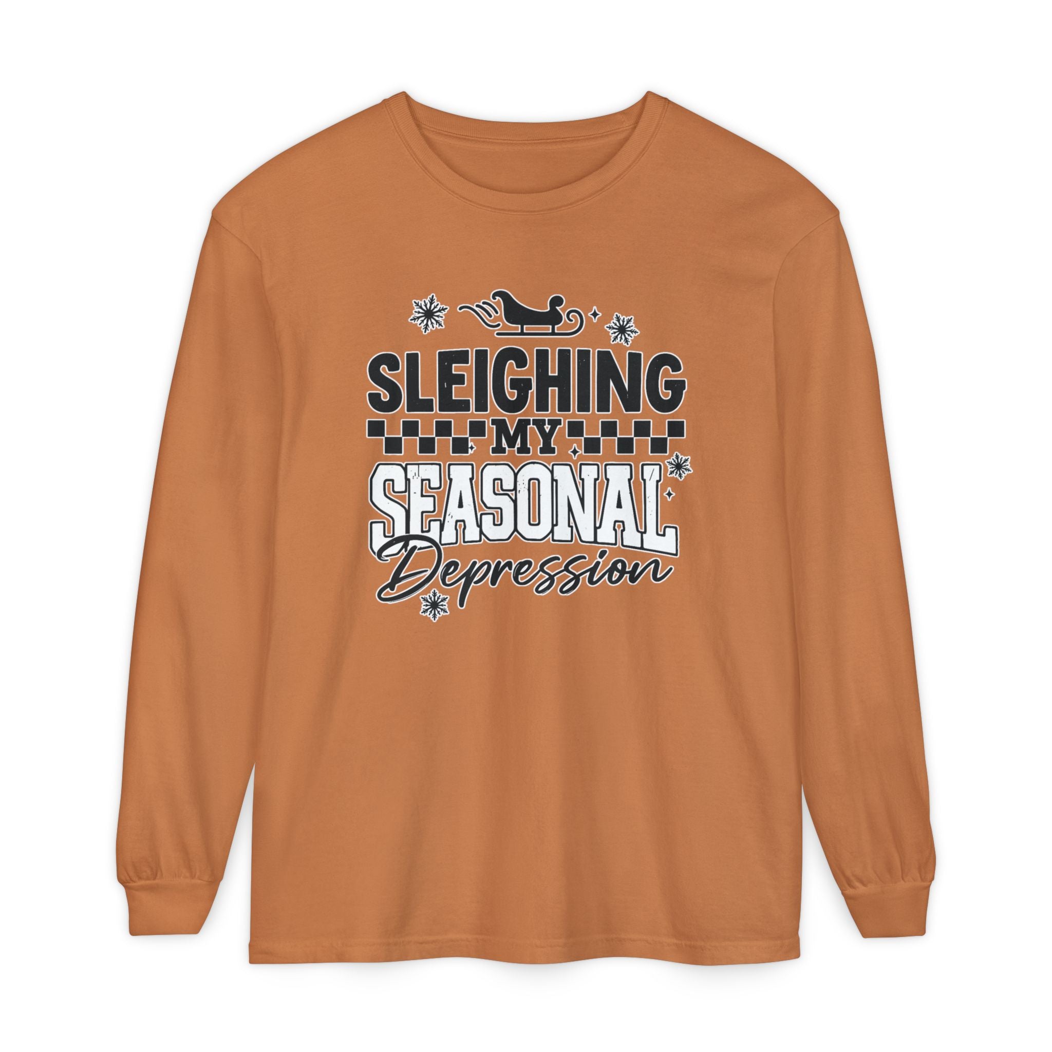 "Sleighing My Seasonal Depression" Holiday Tee