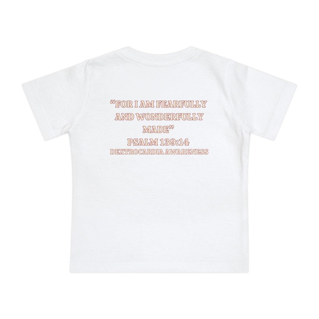 Dextrocardia Baby Short Sleeve T-Shirt — “Heart is in the Right Place”