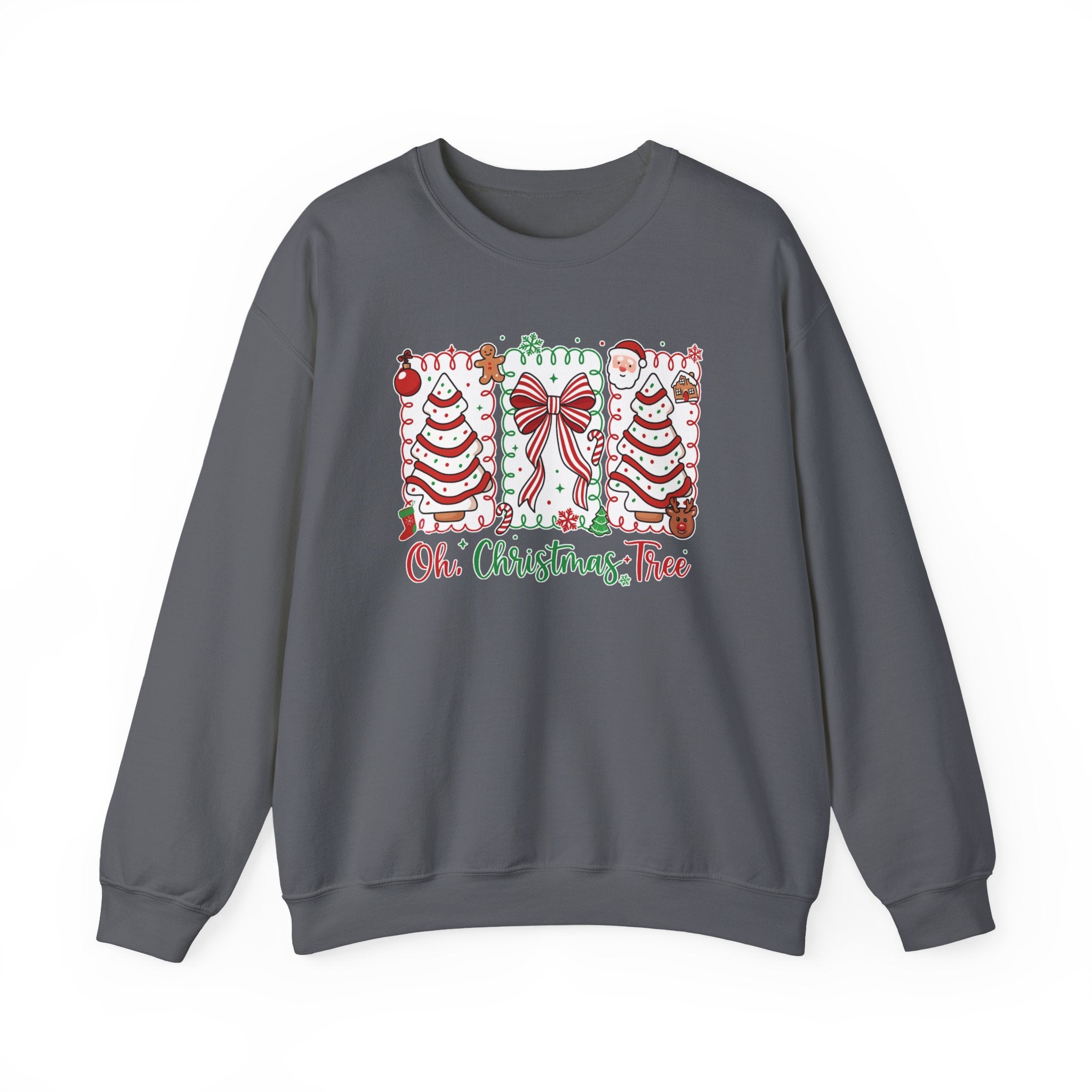 Christmas Tree Sweatshirt — "Oh, Christmas Tree" Holiday Crewneck