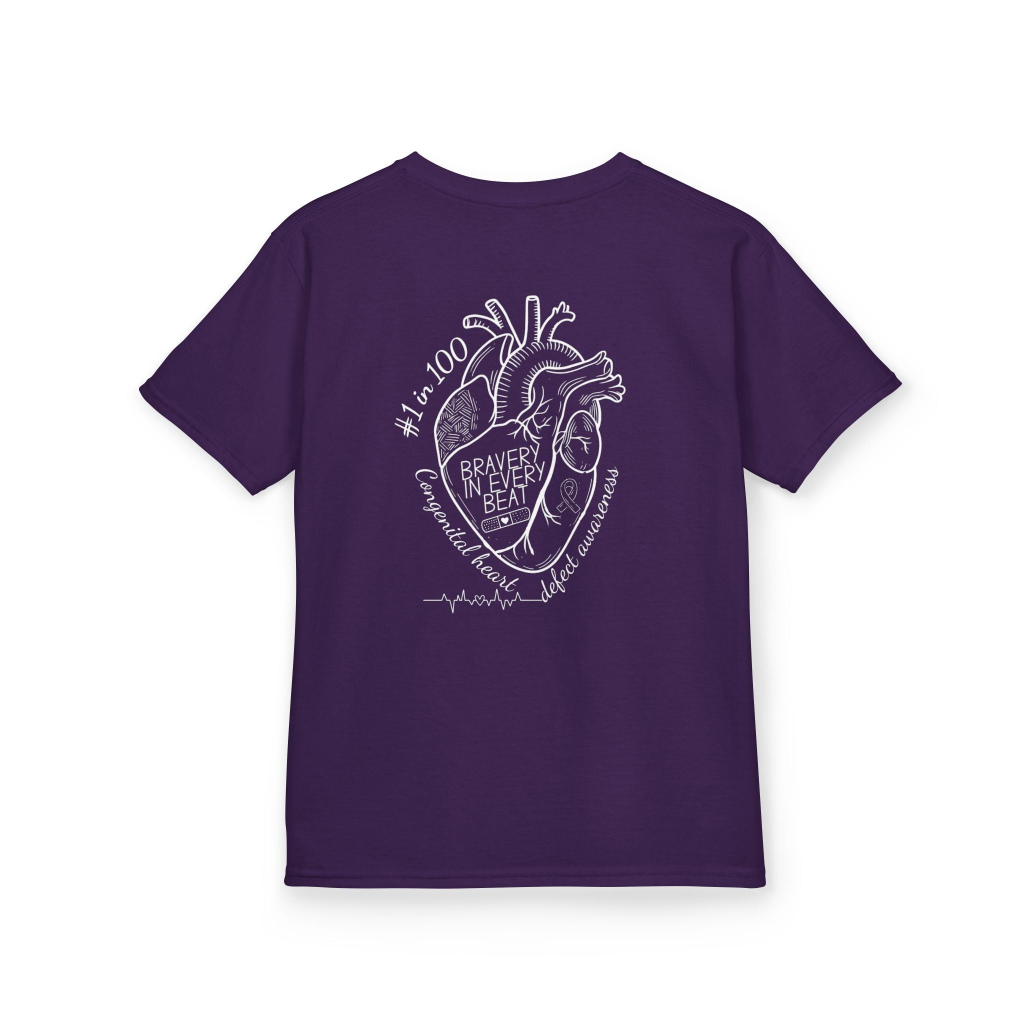 Kids "Bravery in Every Beat" CHD T-Shirt