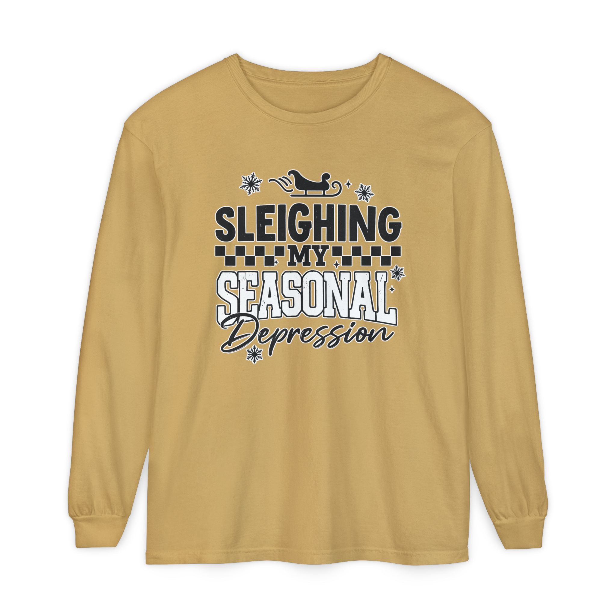 "Sleighing My Seasonal Depression" Holiday Tee