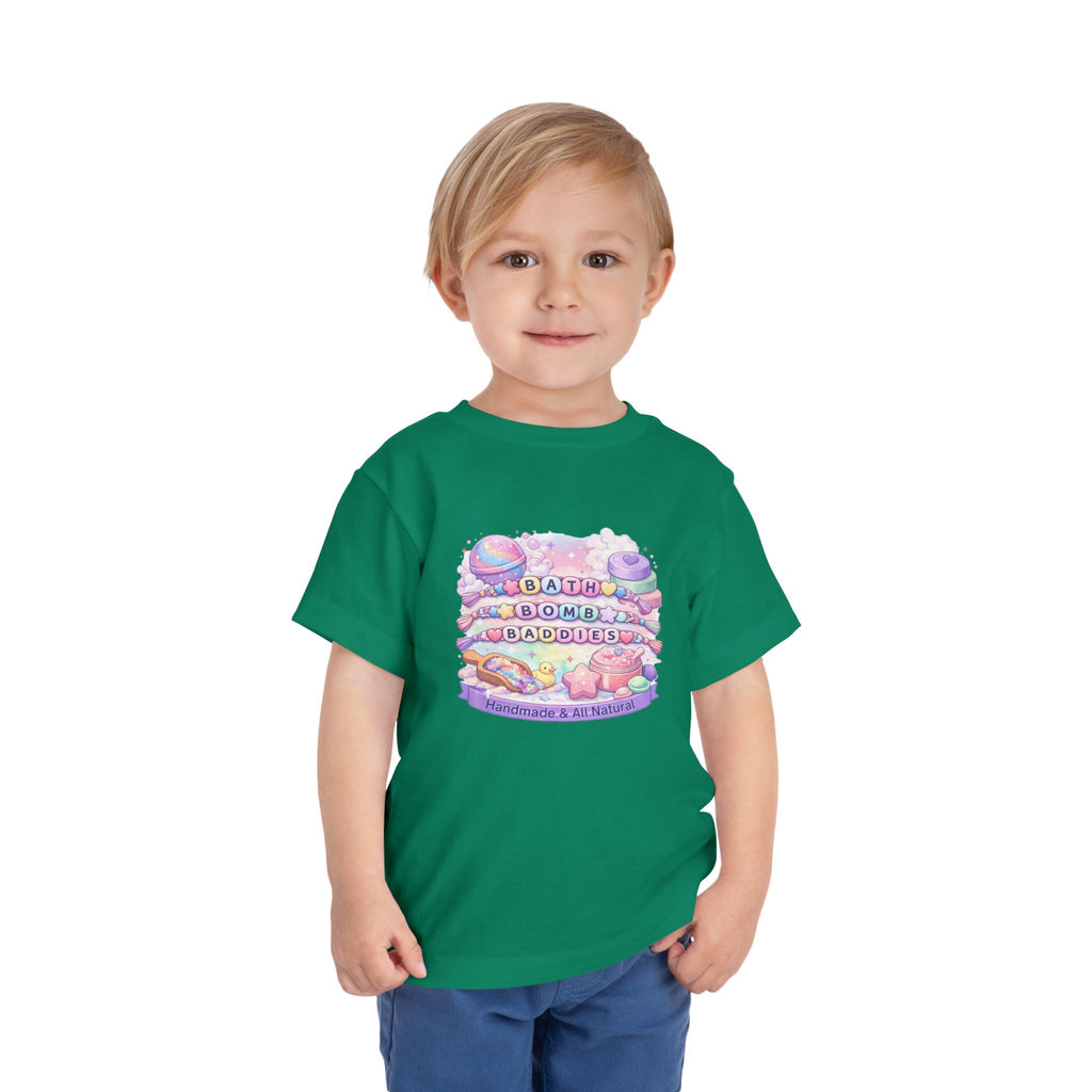 Toddler Bath Bomb Baddies T-Shirt — Pastel Handmade Bath Bombs Graphic Tee