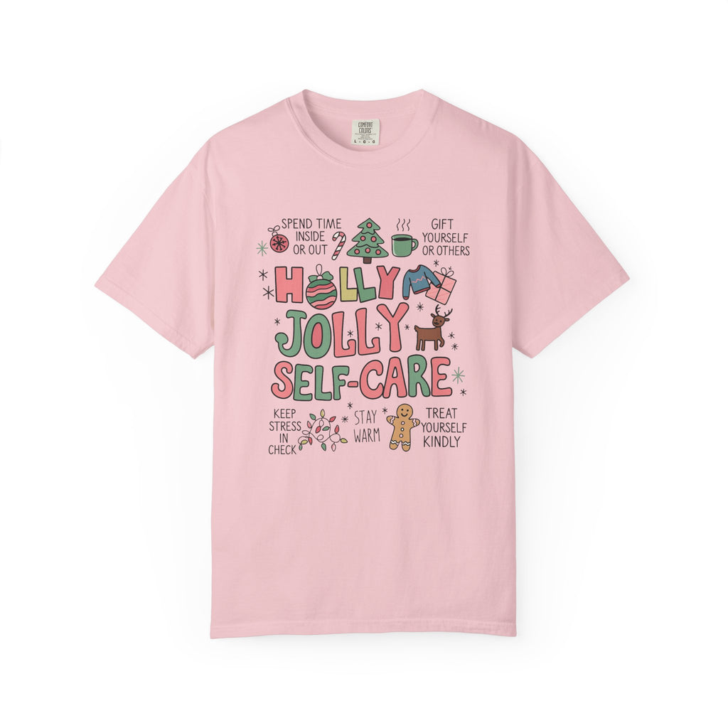 Christmas Self Care Tee — Holiday T-shirt