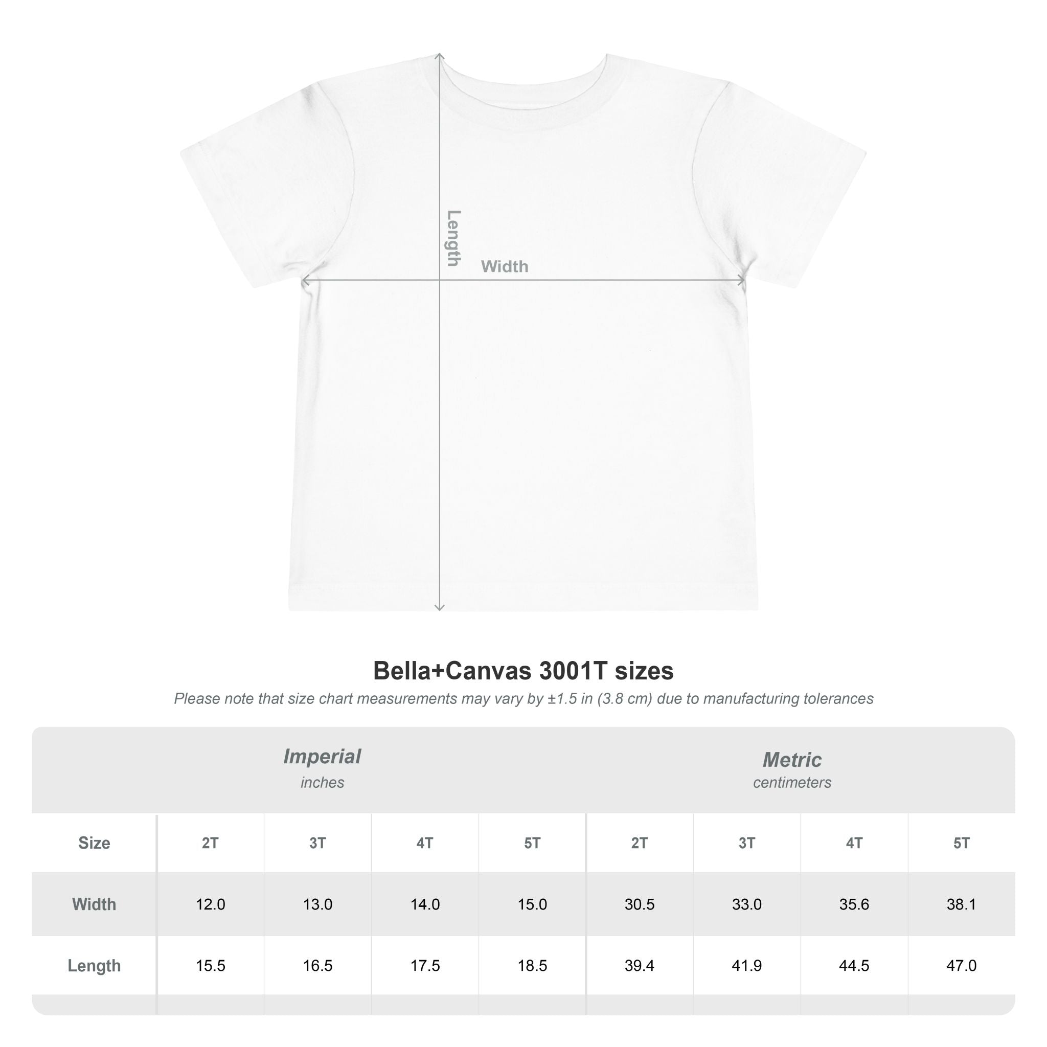 Toddler Tee — Colorful EBF3 HADDs Awareness Bow Design