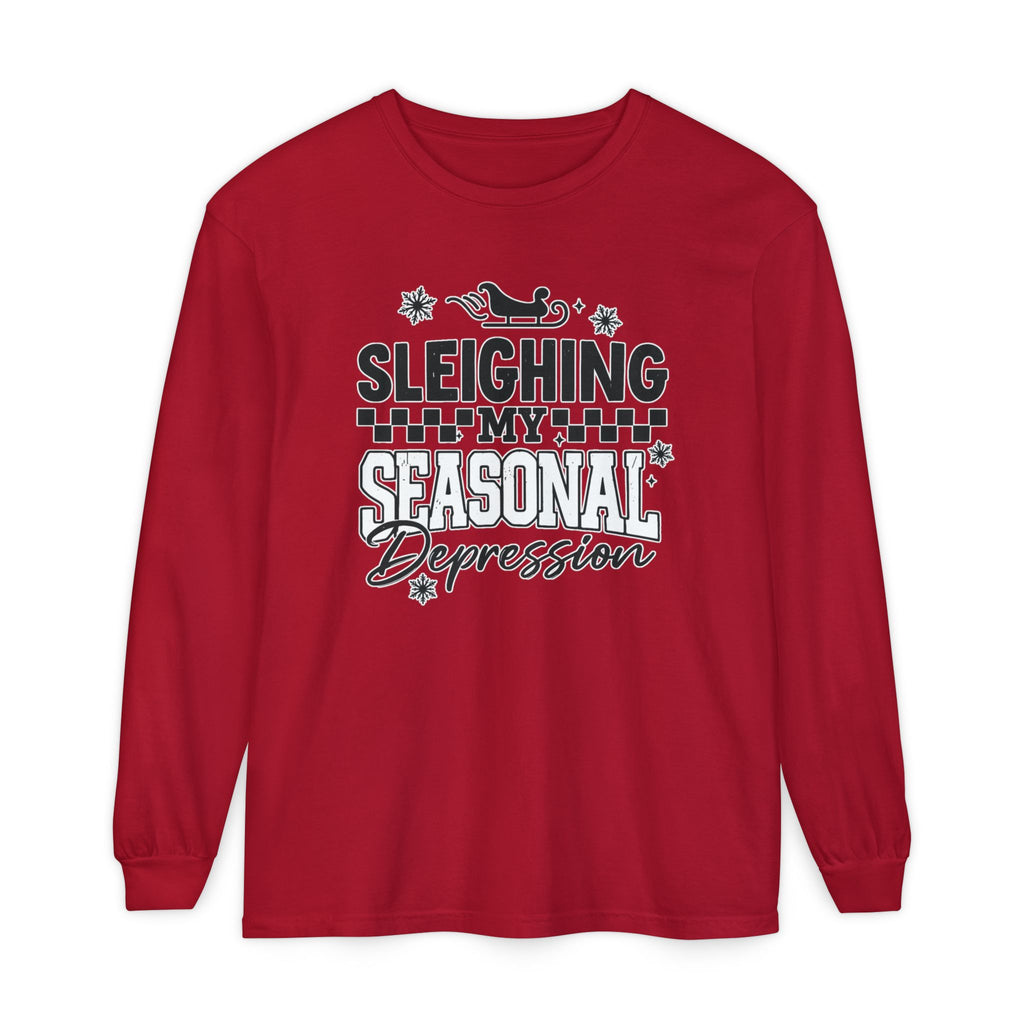 "Sleighing My Seasonal Depression" Holiday Tee