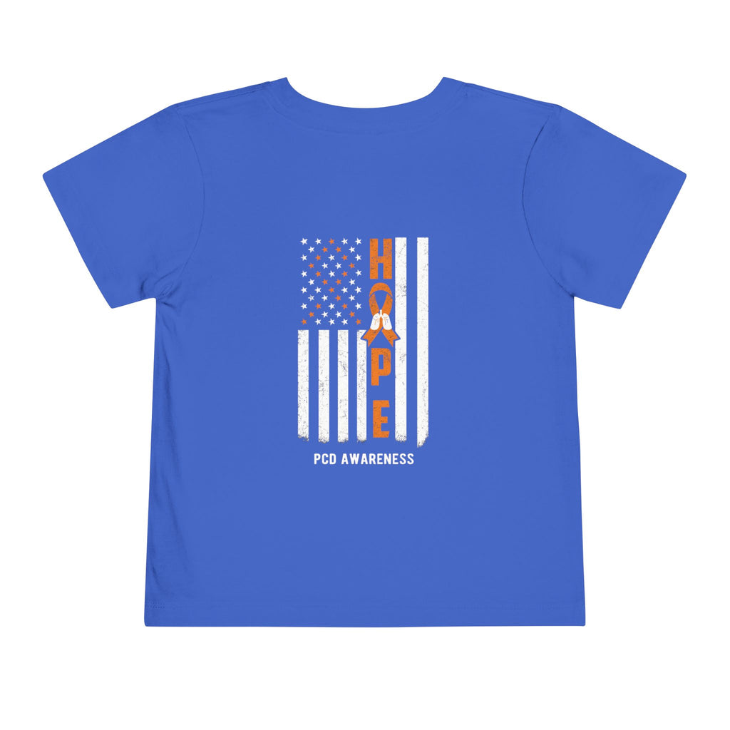 Toddler Tee PCD Awareness Flag Shirt