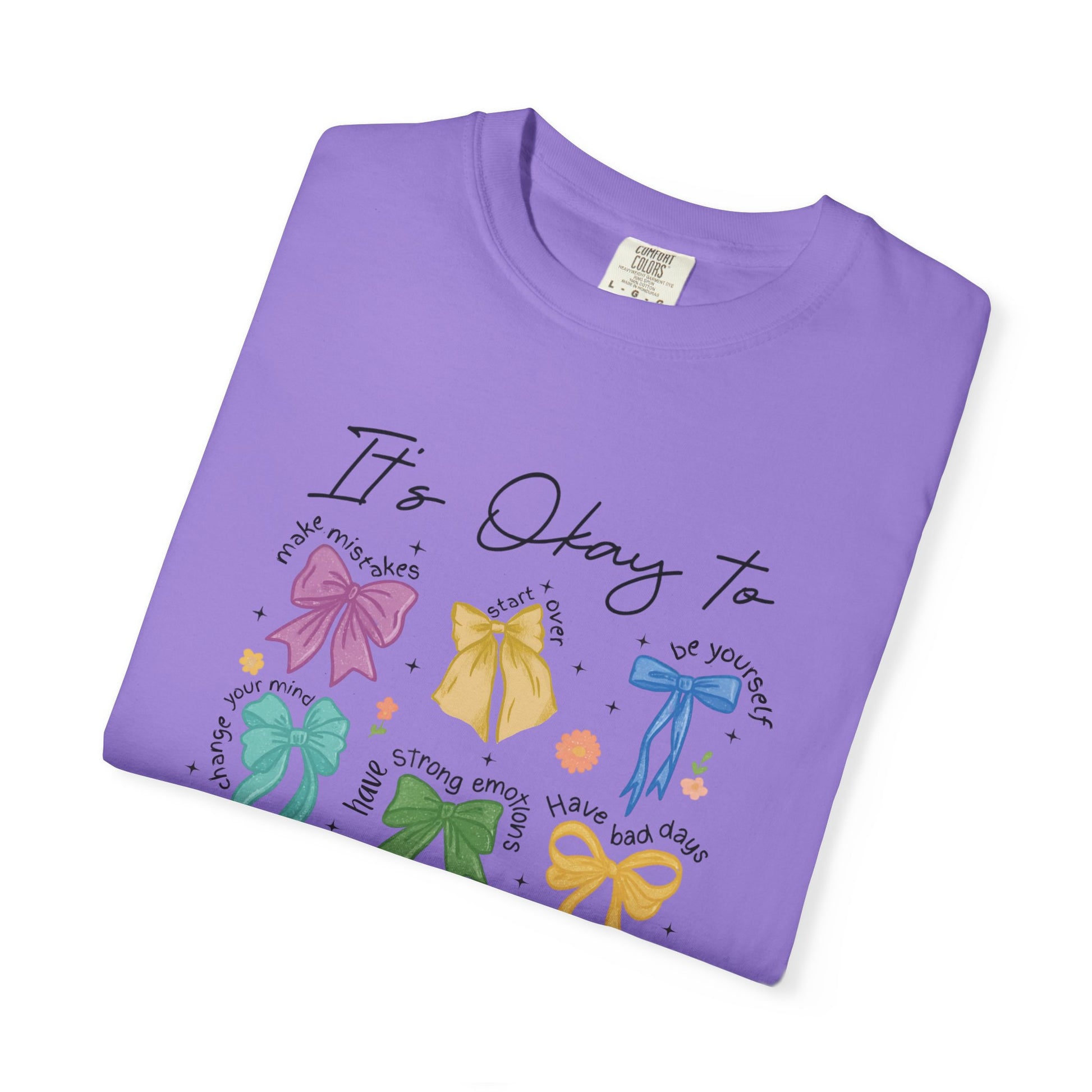 It’s okay to- Mental Health Coquette Tee