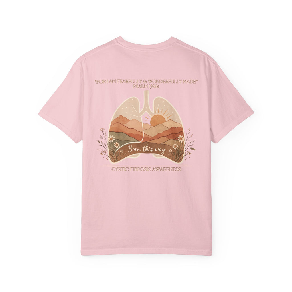 Born This Way Lungs Graphic T-Shirt — Cystic Fibrosis Awareness Tee