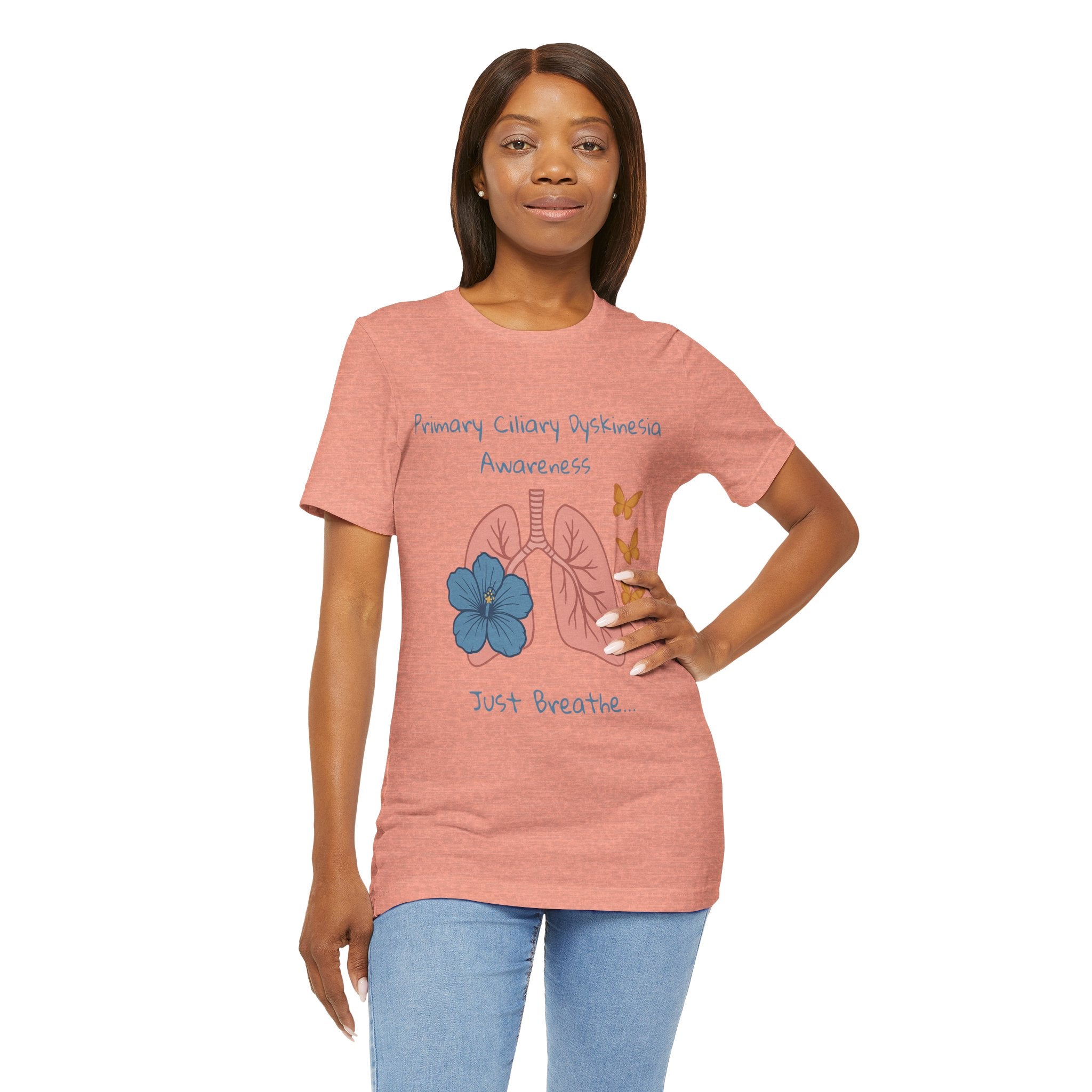 PCD Just Breathe Awareness T-Shirt