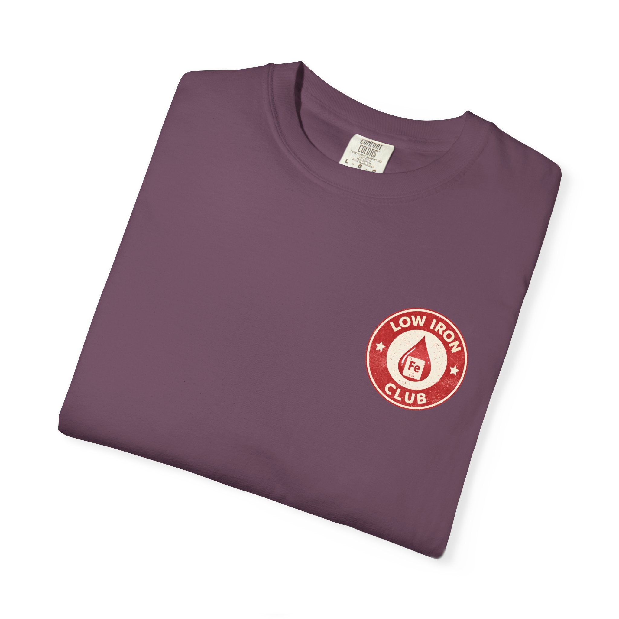 Low Iron Club T-Shirt — Anemia Awareness Tee