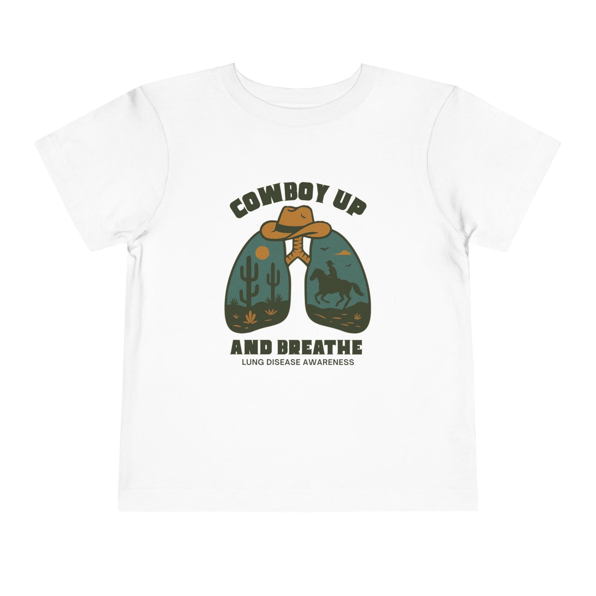 Toddler Tee Cowboy Up & Breathe