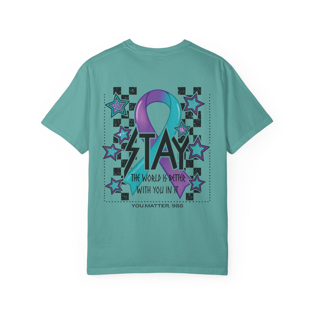 YOU.MATTER.988.STAY T-Shirt — Inspirational Graphic Tee