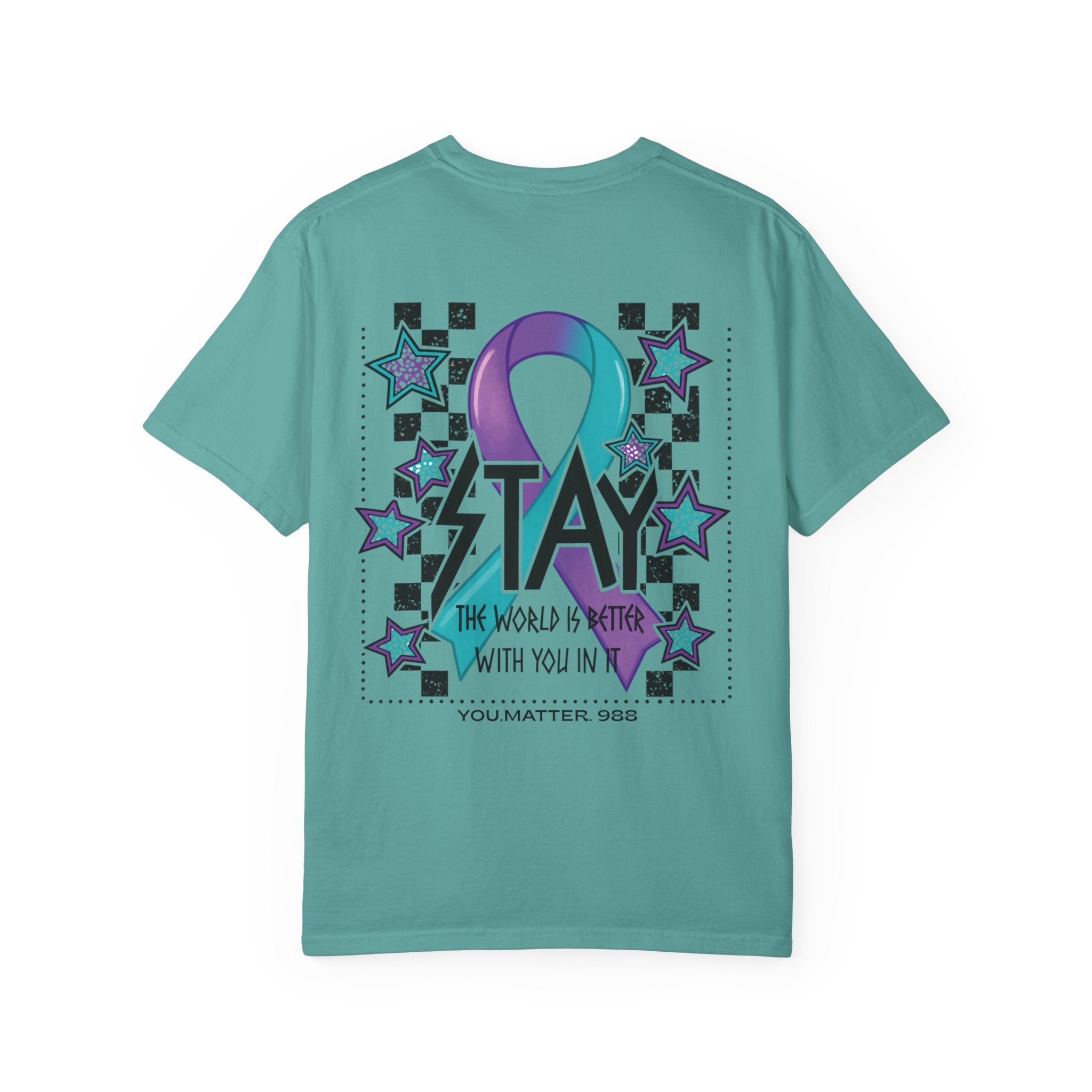 YOU.MATTER.988.STAY T-Shirt — Inspirational Graphic Tee