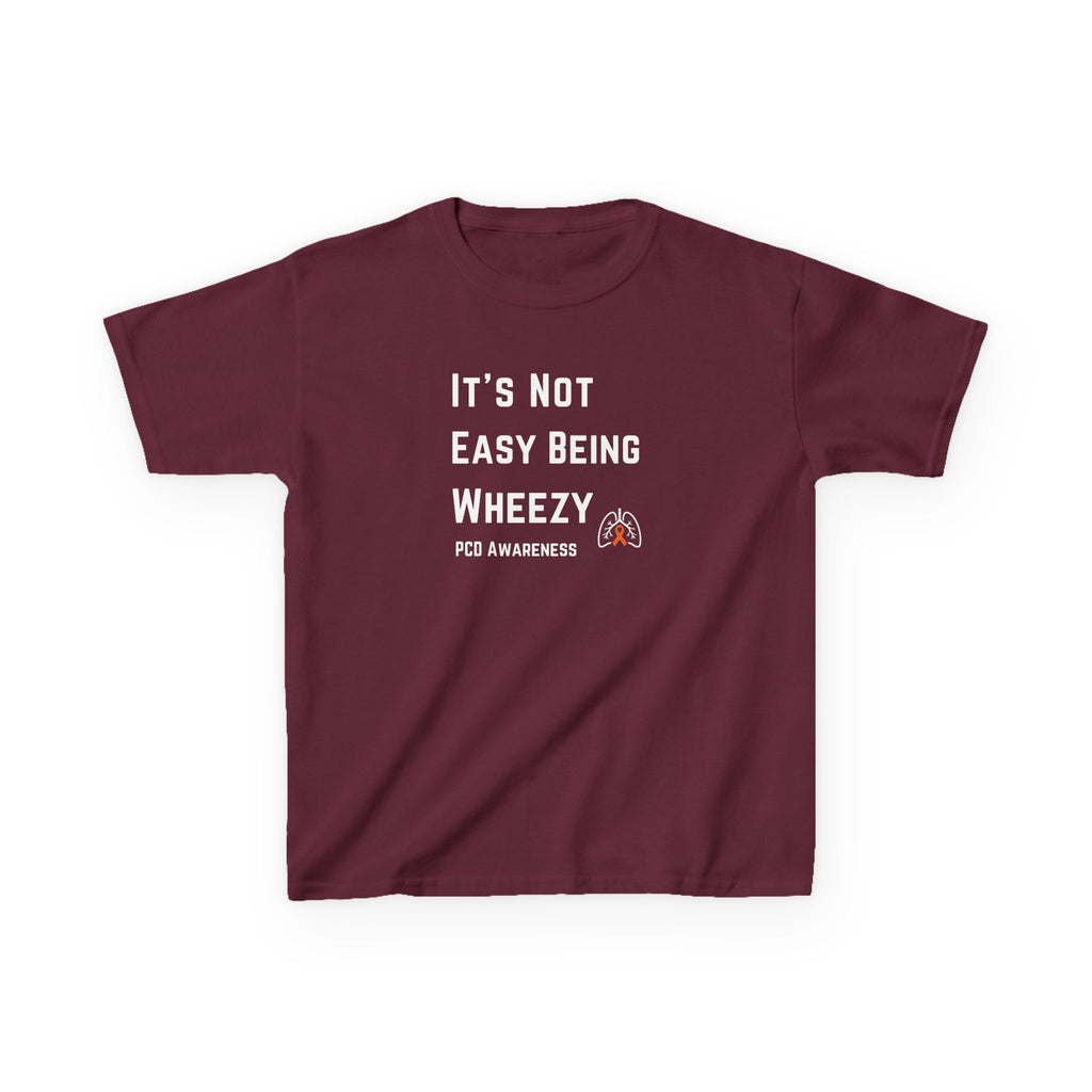 Kids 'Not Easy Being Wheezy' PCD Awareness Tee