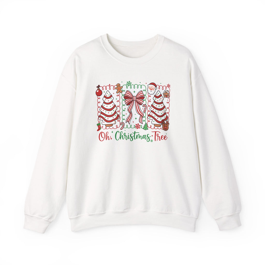 Christmas Tree Sweatshirt — "Oh, Christmas Tree" Holiday Crewneck