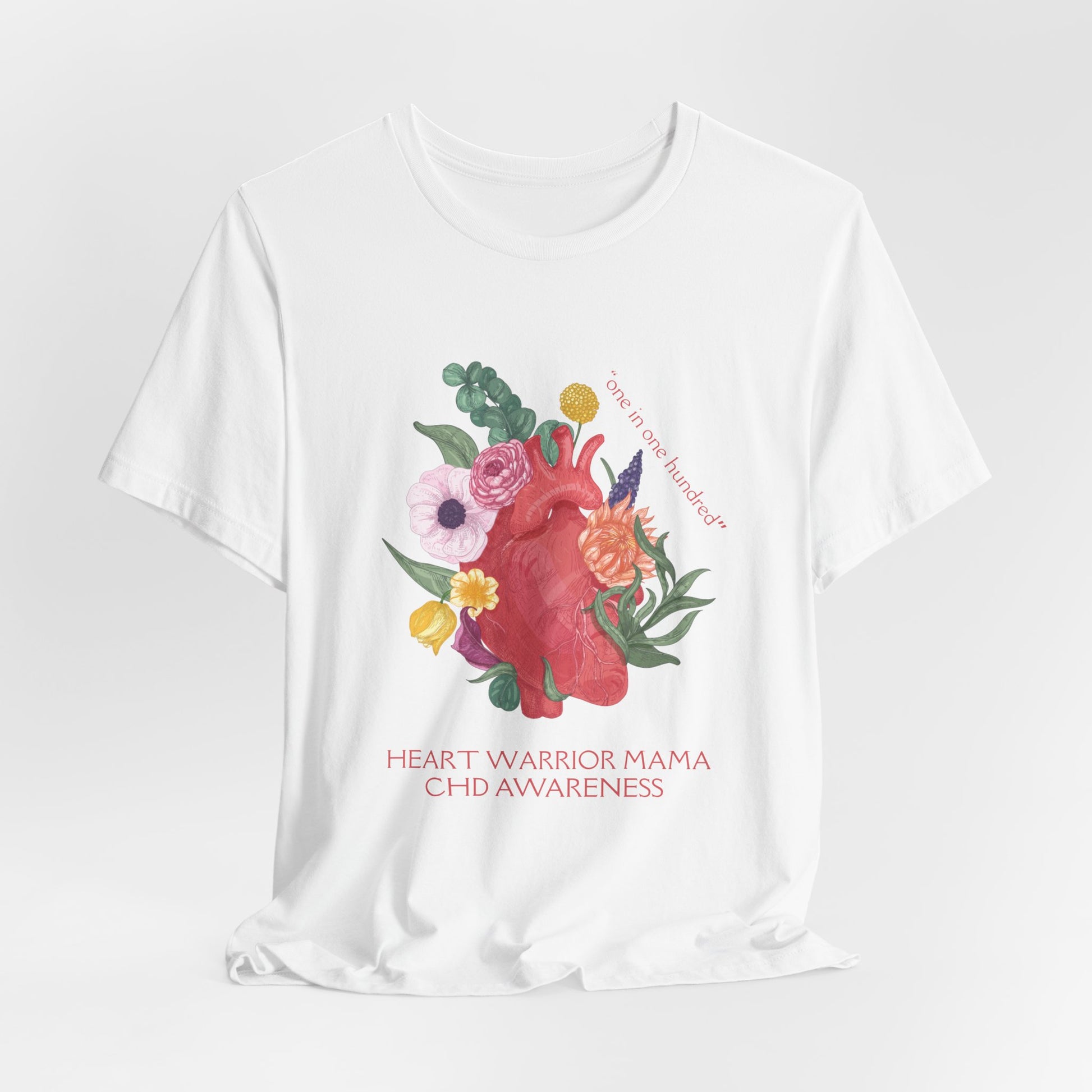 Heart Warrior Mama CHD Awareness Tee