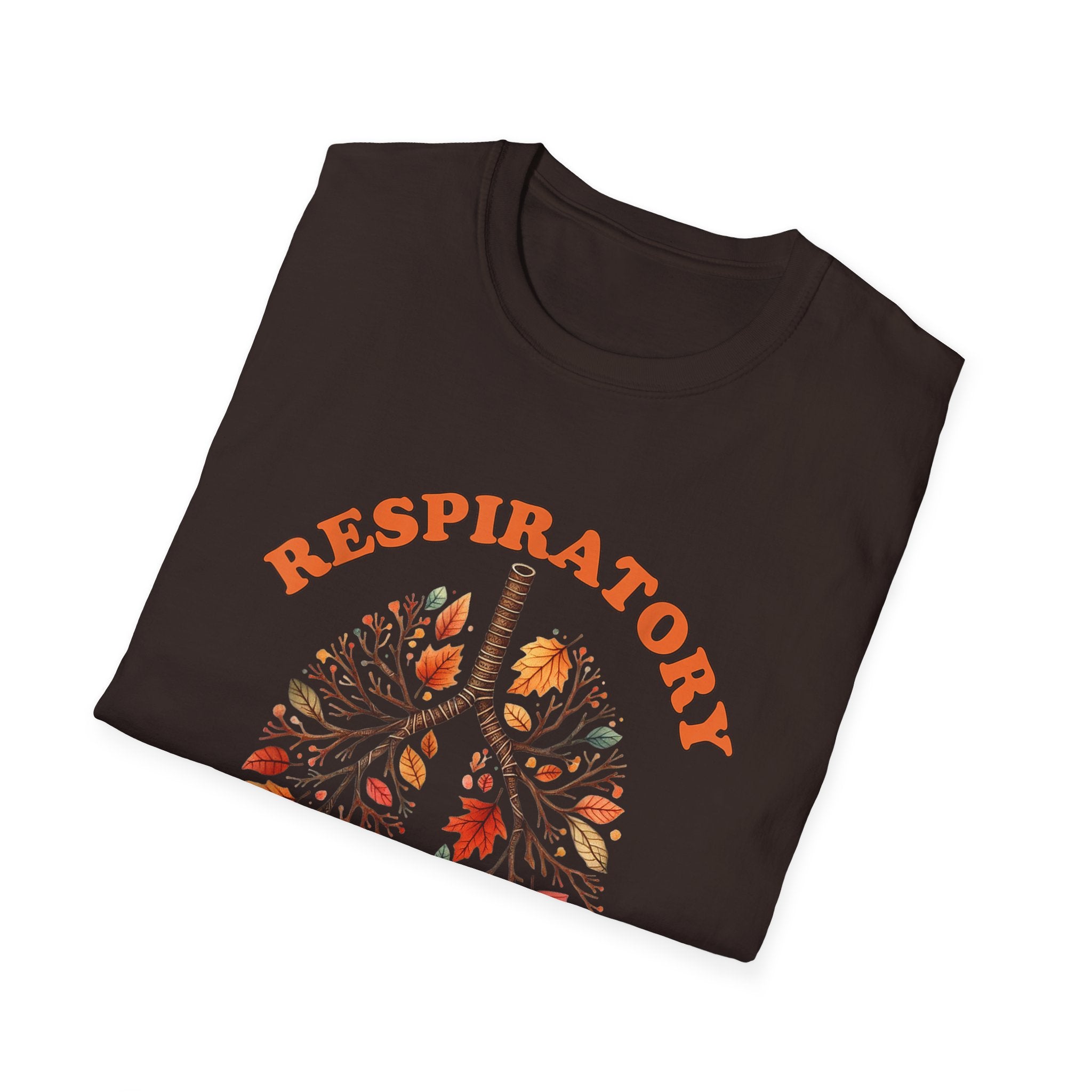 Fall Leaves Softstyle T-Shirt Respiratory Therapist