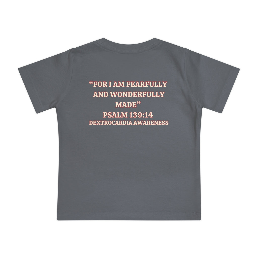 Dextrocardia Baby Short Sleeve T-Shirt — “Heart is in the Right Place”