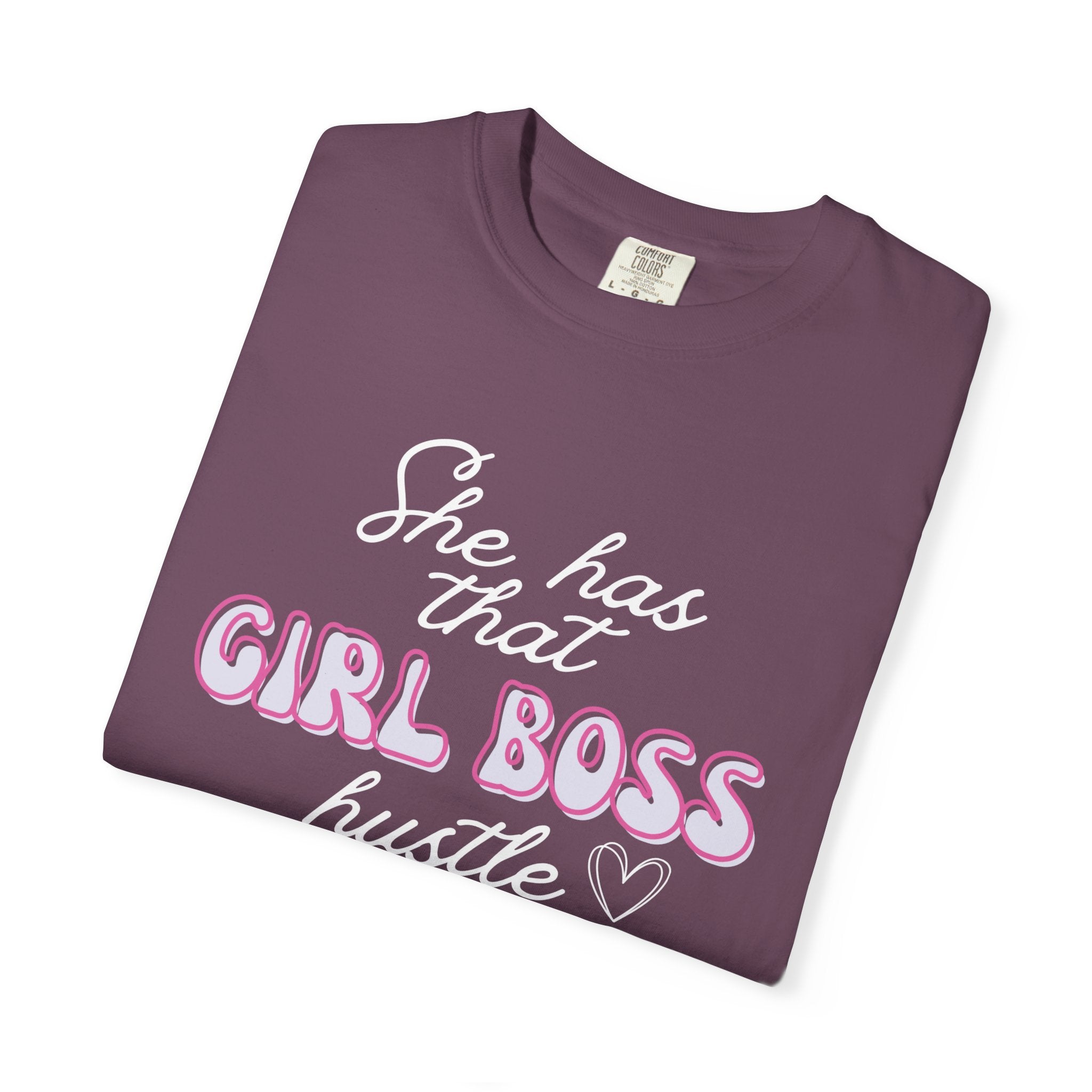 Girl Boss Hustle Tee – 'She Has That Girl Boss Hustle'