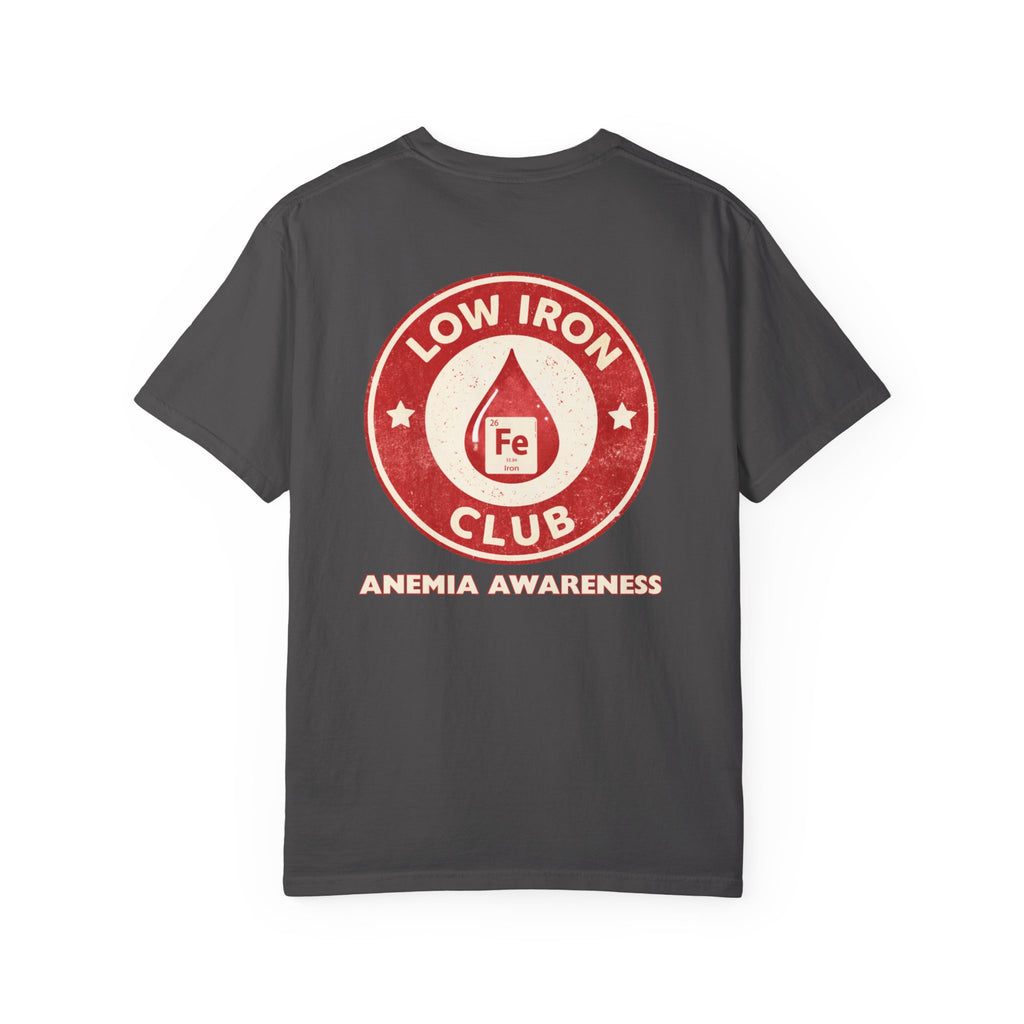 Low Iron Club T-Shirt — Anemia Awareness Tee