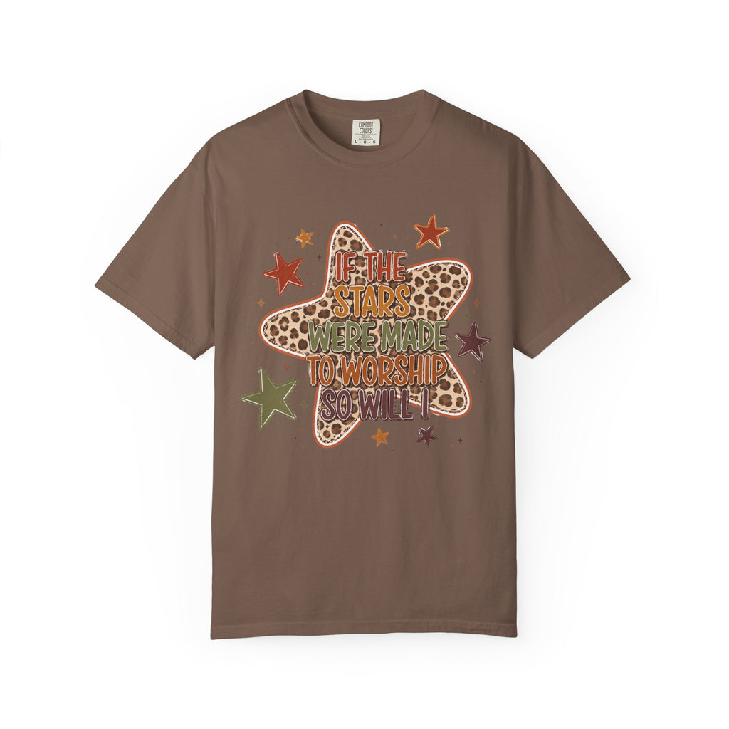 Vintage Star T-Shirt — "If the stars were made to worship so will I”
