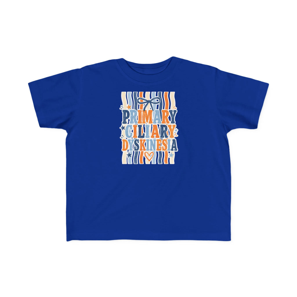 The Jentri- Toddler Primary Ciliary Dyskinesia Tee — Awareness Ribbon Design