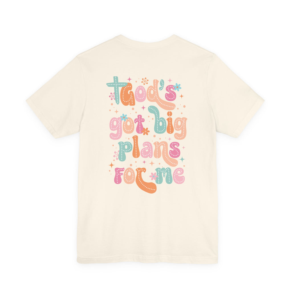 God's Got Big Plans For Me T-Shirt — Christian Mama Cross Tee
