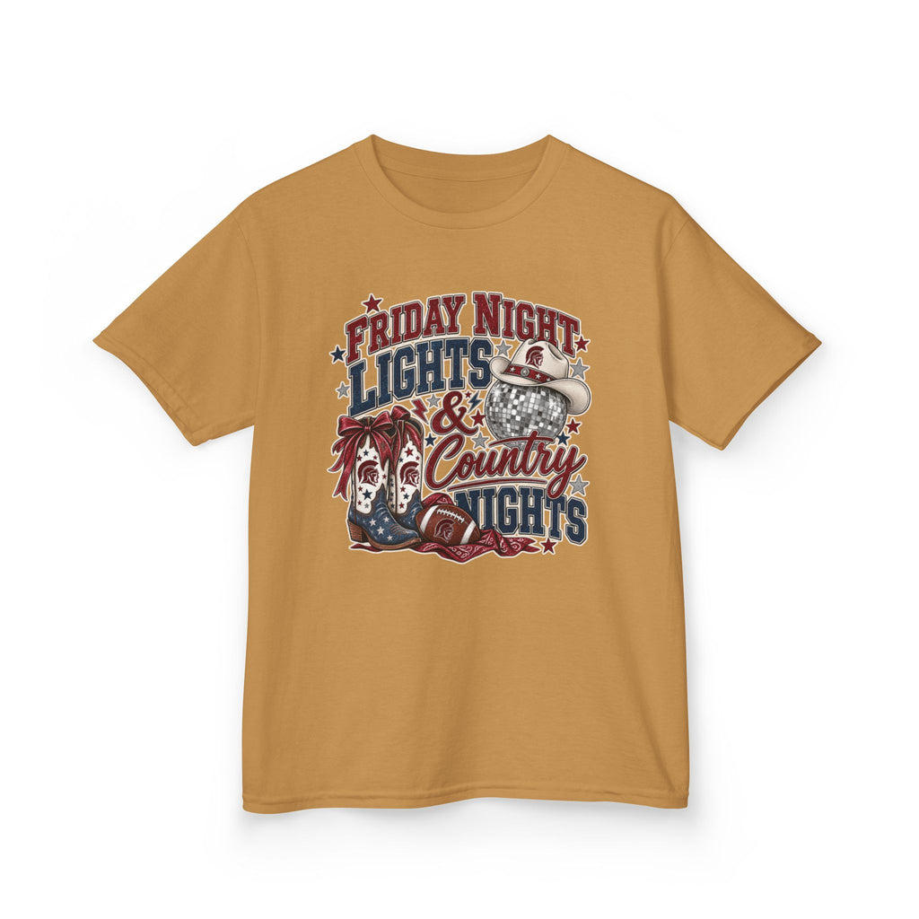 Kids Tee — "Friday Night Lights & Country Nights" Graphic