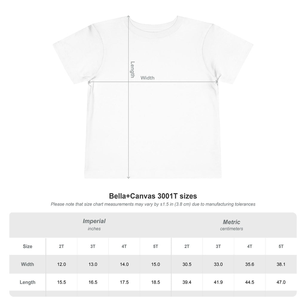 Toddler Tee — Limb Difference Awareness Cute Doodle Design