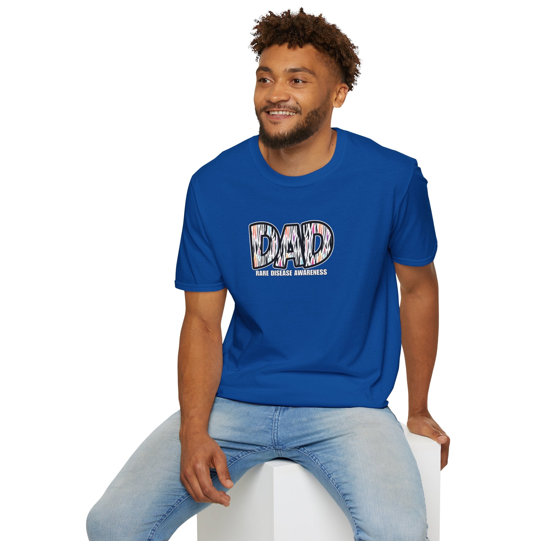DAD Warrior Stripes Tee — Andme Bamboo Collab Graphic T-Shirt