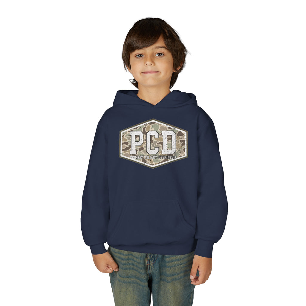 Youth Hoodie – PCD Camo Logo Pullover
